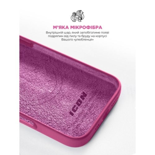 Чехол для мобильного телефона Armorstandart ICON2 MagSafe Apple iPhone 16 Fuchsia (ARM81314)