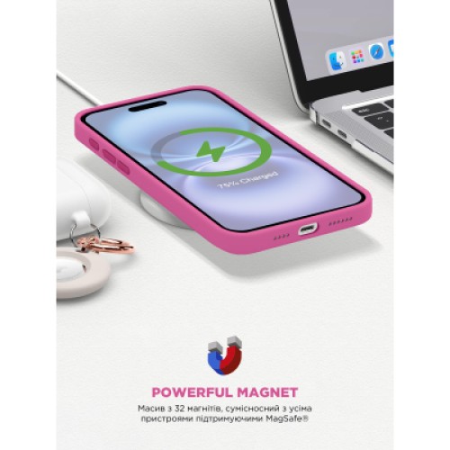 Чехол для мобильного телефона Armorstandart ICON2 MagSafe Apple iPhone 16 Fuchsia (ARM81314)