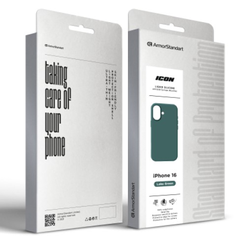 Чехол для мобильного телефона Armorstandart ICON2 MagSafe Apple iPhone 16 Lake Green (ARM81313)