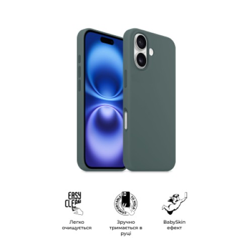 Чехол для мобильного телефона Armorstandart ICON2 MagSafe Apple iPhone 16 Lake Green (ARM81313)