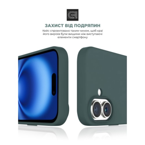 Чехол для мобильного телефона Armorstandart ICON2 MagSafe Apple iPhone 16 Lake Green (ARM81313)