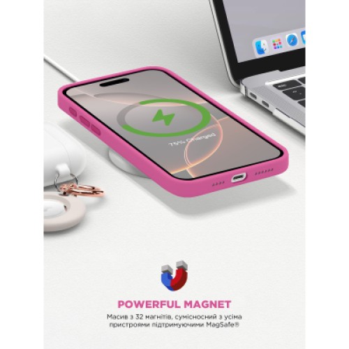 Чехол для мобильного телефона Armorstandart ICON2 MagSafe Apple iPhone 16 Pro Max Fuchsia (ARM81324)