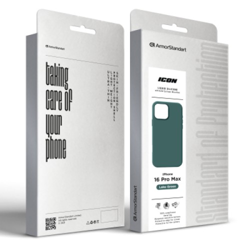Чехол для мобильного телефона Armorstandart ICON2 MagSafe Apple iPhone 16 Pro Max Lake Green (ARM81323)
