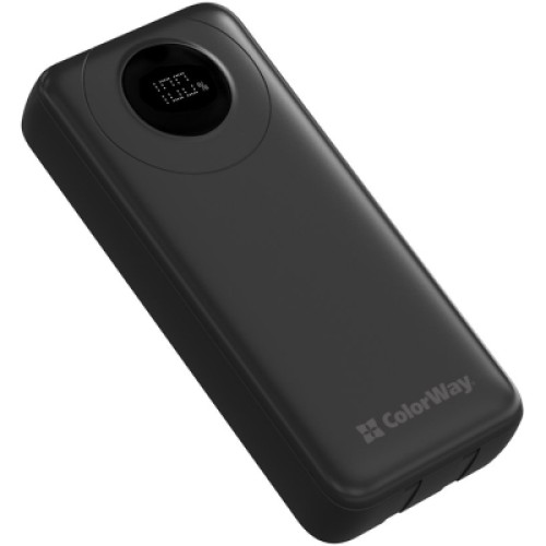 Батарея универсальная ColorWay 20 000 mAh EnergyPlus PD/18W, QC3.0/22.5W, Black (CW-PB200LPB4BK-PDD)