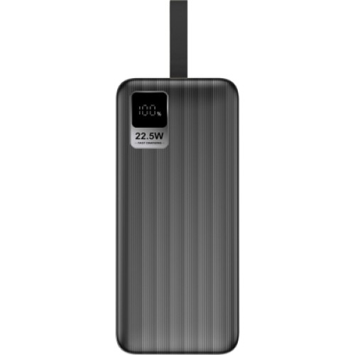 Батарея универсальная ColorWay 30 000 mAh PD/18W, QC3.0/22.5, Digital Display, Black (CW-PB300LPC5BK-PDD)