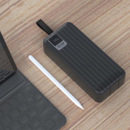 Батарея универсальная ColorWay 30 000 mAh PD/18W, QC3.0/22.5, Digital Display, Black (CW-PB300LPC5BK-PDD)