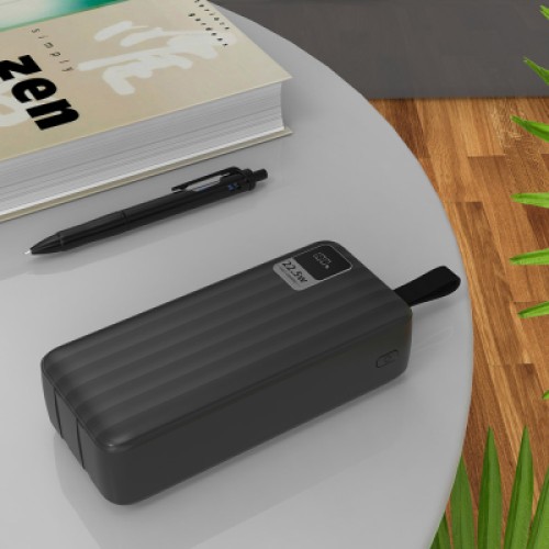 Батарея универсальная ColorWay 30 000 mAh PD/18W, QC3.0/22.5, Digital Display, Black (CW-PB300LPC5BK-PDD)