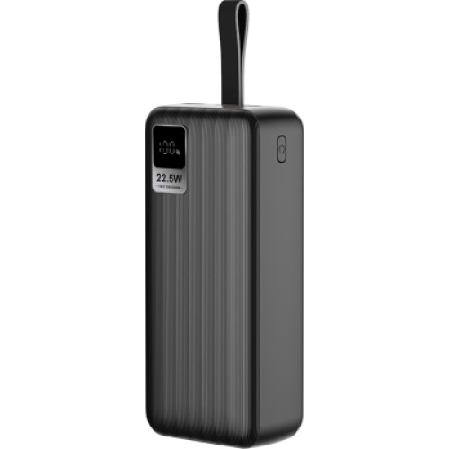 Батарея универсальная ColorWay 30 000 mAh PD/18W, QC3.0/22.5, Digital Display, Black (CW-PB300LPC5BK-PDD)