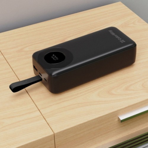 Батарея универсальная ColorWay 30 000 mAh EnergyPlus PD/18W, QC3.0/22.5W, Black (CW-PB300LPB4BK-PDD)