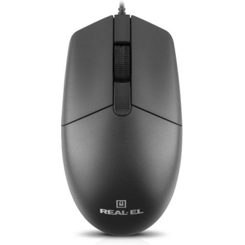 Мышка REAL-EL RM-210 USB Black (EL123200036)