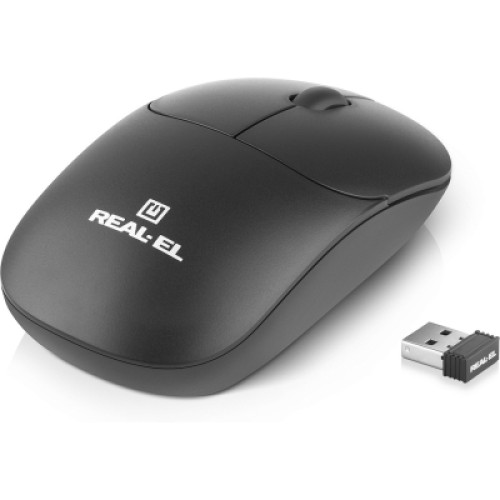 Мышка REAL-EL RM-313W Wireless Black (EL123200042)