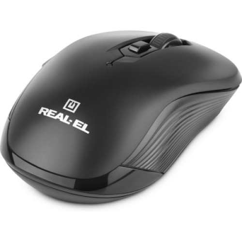 Мышка REAL-EL RM-331W Wireless Black (EL123200044)