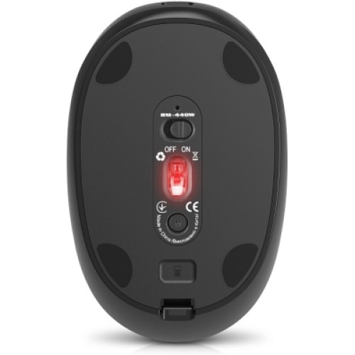 Мышка REAL-EL RM-440W Wireless/Bluetooth Black (EL123200045)