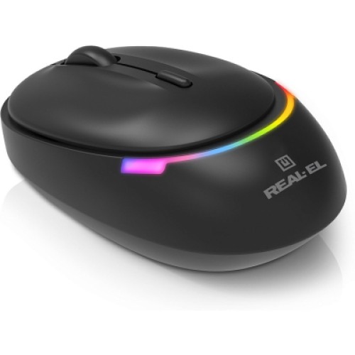 Мышка REAL-EL RM-440W Wireless/Bluetooth Black (EL123200045)
