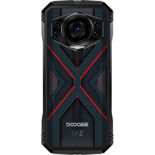 Мобильный телефон Doogee S cyber 8/256Gb Black Red (6923740212431)