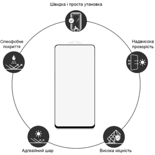 Пленка защитная Drobak Ceramics Samsung Galaxy S24 FE (383805)