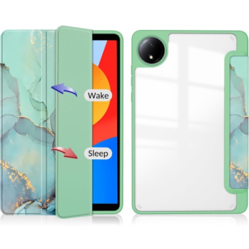 Чехол для планшета BeCover Soft Edge TPU Xiaomi Redmi Pad SE 8.7" Green Marble (712574)