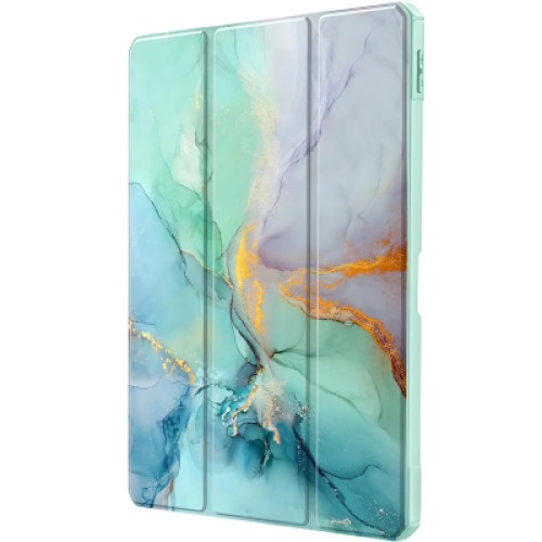 Чехол для планшета BeCover Soft Edge TPU Xiaomi Redmi Pad SE 8.7" Green Marble (712574)