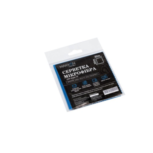 Салфетки Makkon microfiber, 20x20 cm, 1шт (ZMN-Wipes-20)