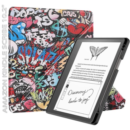 Чехол для электронной книги BeCover Ultra Slim Origami Amazon Kindle Scribe 10.2" Graffiti (712582)