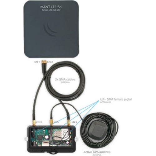 Точка доступа Wi-Fi Mikrotik LtAP mini LTE kit (RB912R-2nD-LTm&EC200A-EU)