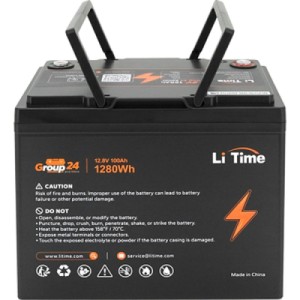 Батарея LiFePo4 Litime 12.8V-100Ah 1280Wh (Li-Time-GR24-12.8-100)