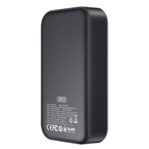 Батарея універсальна XO 10000mAh, PD/30W, QC/22.5W, PPS/33W, black (PR232_Black)