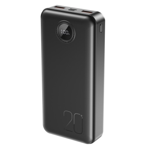 Батарея универсальная XO 20000mAh, PD/20W, QC/22.5W, black (PR239_Black)