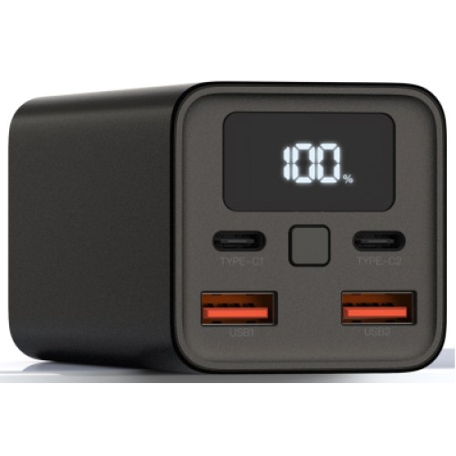 Батарея универсальная XO 20000mAh, PD/65W for laptop, QC/22.5W, black (PB97_Black)