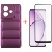 Чехол для мобильного телефона Dengos Oppo A3X Soft + glass (Purple) (DG-KM-125)