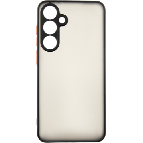 Чехол для мобильного телефона Dengos Samsung Galaxy S24 FE Matte + glass (Black) (DG-KM-117)