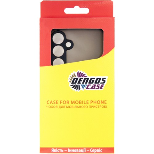 Чехол для мобильного телефона Dengos Matte Samsung Galaxy S24 FE (Black) (DG-TPU-MATT-152)