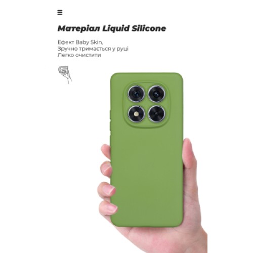 Чехол для мобильного телефона Armorstandart ICON Xiaomi Redmi Note 14 Pro 5G / Poco X7 Camera cover Green (ARM79829)