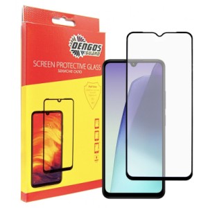 Стекло защитное Dengos Full Glue Xiaomi Redmi 14C (black) (TGFG-379)
