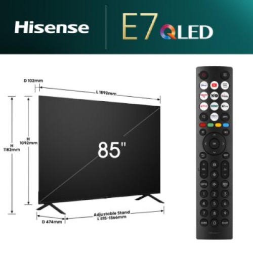 Телевизор Hisense 85E7NQ