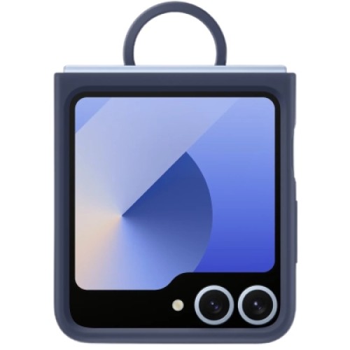 Чехол для мобильного телефона Samsung Silicone Cover with Ring Samsung Galaxy Flip 6 Navy (EF-PF741TNEGUA)