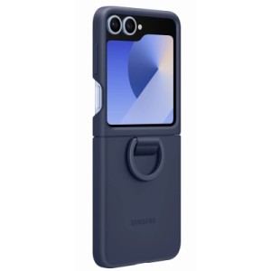 Чохол до мобільного телефона Samsung Silicone Cover with Ring Samsung Galaxy Flip 6 Navy (EF-PF741TNEGUA)