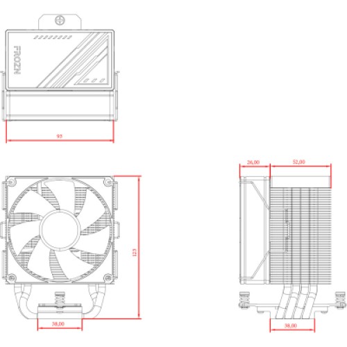 Кулер для процессора ID-Cooling FROZN A400 ARGB