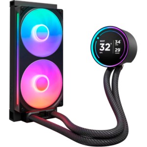 Система жидкостного охлаждения NZXT Kraken Elite RGB 240mm (RL-KR24E-B2)