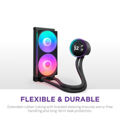Система жидкостного охлаждения NZXT Kraken Elite RGB 280mm AIO (RL-KR28E-B2)