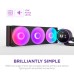 Система жидкостного охлаждения NZXT Kraken Elite RGB 360mm AIO (RL-KR36E-B2)