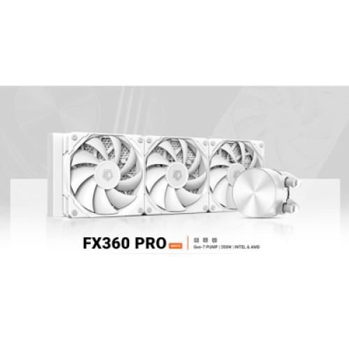 Система жидкостного охлаждения ID-Cooling FX360 Pro White
