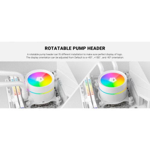 Система жидкостного охлаждения ID-Cooling ZOOMFLOW 360 XT V2 White