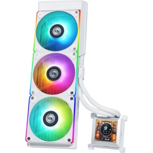 Система жидкостного охлаждения Lian Li HydroShift LCD 360R, White (G89.GHSLCD36RW.00)