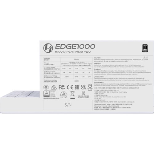 Блок питания Lian Li 1000W EDGE1000 White (G9P.EG1000.WE00.EU)