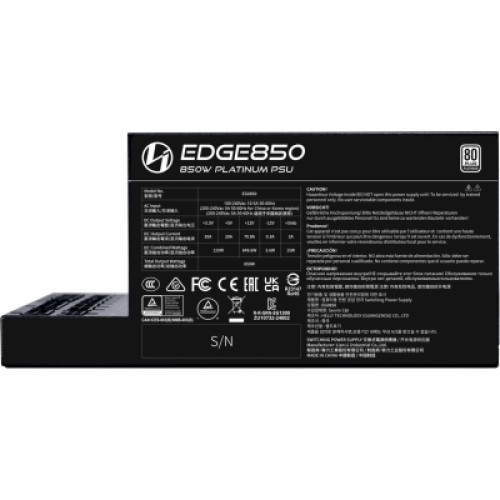 Блок питания Lian Li 850W EDGE850 (G9P.EG0850.BE00.EU)