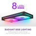Кулер для корпуса NZXT F240 RGB Core Fan (Single Frame) - Black (RF-U24HF-B1)