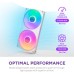 Кулер для корпуса NZXT F280 RGB Core Fan (Single Frame) - White (RF-U28HF-W1)