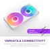 Кулер для корпуса NZXT F280 RGB Core Fan (Single Frame) - White (RF-U28HF-W1)