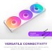 Кулер для корпуса NZXT F360 RGB Core Fan (Single Frame) - White (RF-U36HF-W1)